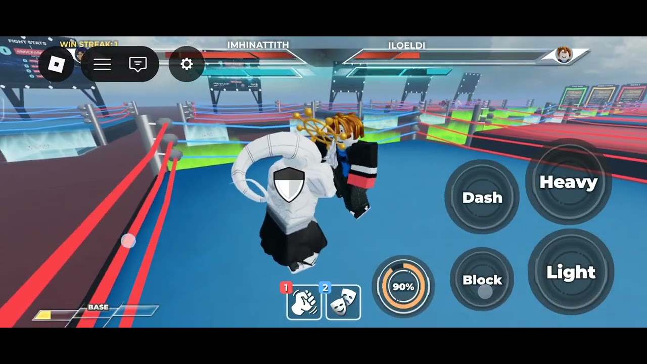 1v1'ng a random player with hawk style in untitled boxing game🥊