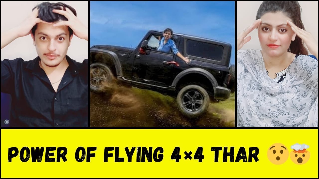 4x4 Flying Mahindra Thar...Not For Sale...हाँ थार उड़ती है | Extreme Durability Test | Pak Reaction!