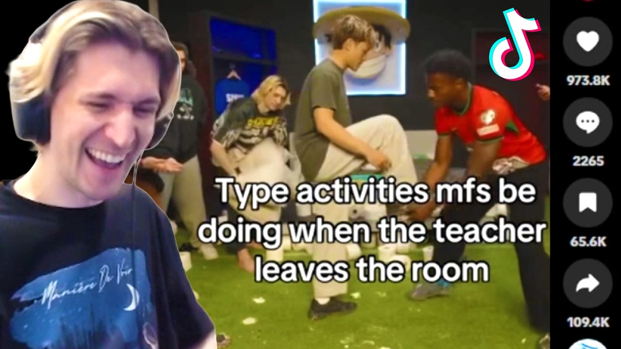 xQc Reacts to ACTUAL Funny TikTok SLOP