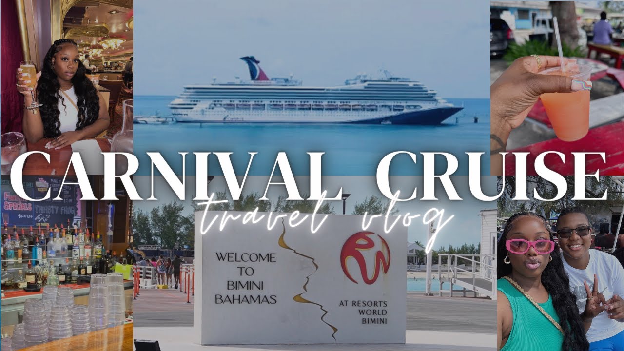 FIRST TIME CRUISE TO THE BAHAMAS VLOG l WE ALMOST MISSED THE SHIP 🇧🇸 | CARNIVAL LIBERTY 2023🛳️