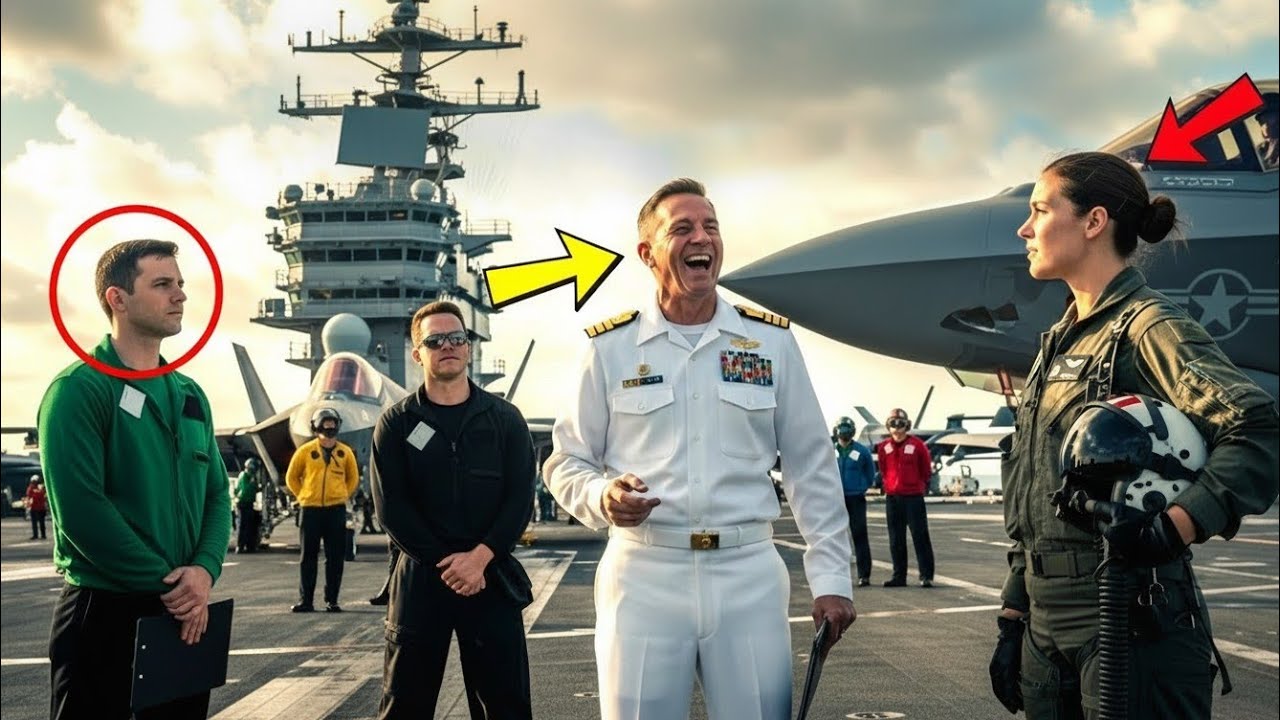 Admiral Befahl Ihr Lachend den F-35 zu Fliegen, Bis Sie Auf Einmal Loopings Machte