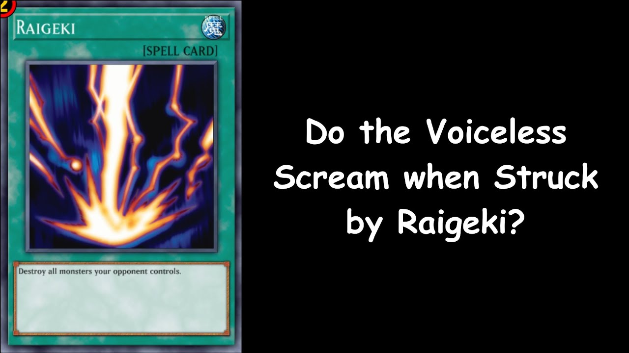 Yu-Gi-Oh! Master Duel | Do the Voiceless Scream when Struck by Raigeki?