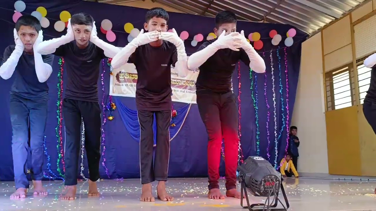Mime show #incredible india 8th boys ghps miyar