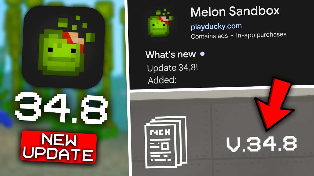 NEW UPDATE 34.8! WHAT'S NEW in Melon Playground?