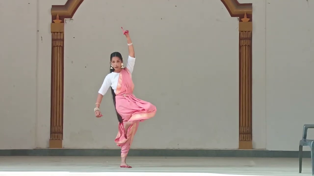 Vandana in school at program 
