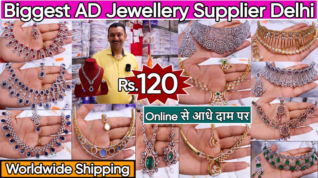 Latest Designer Unique Bridal AD Jewellery Collection 2024 | Premium Quality Imported Jewellery