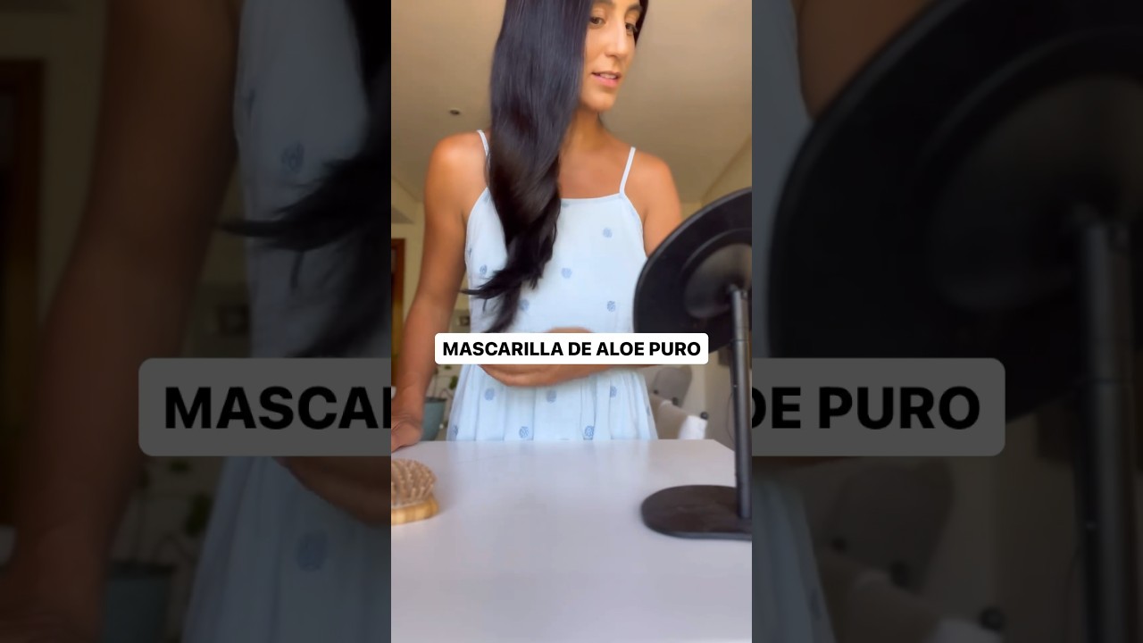 Adi&oacute;s pelo seco, hola aloe vera 🌿❤️