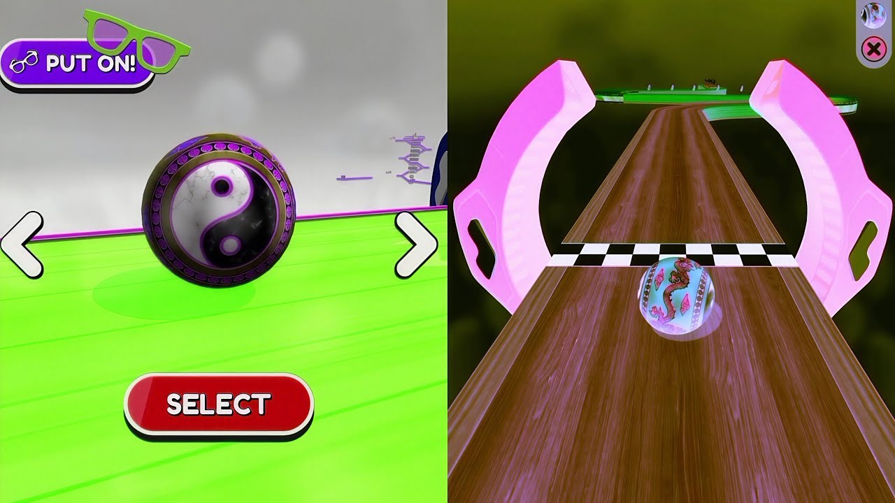 🎯🏁Going Balls, SpeedRun Vs Reverse Video Gameplay Part 435