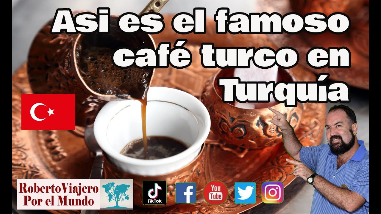 Asi es el famoso café turco en Turquía.