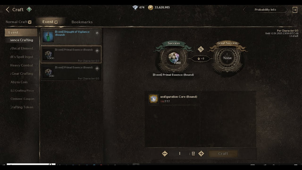 NIGHT CROWS LIVE # 169 GRABE X1000 PRIMAL ESSENCE [ bossman#9061 ]