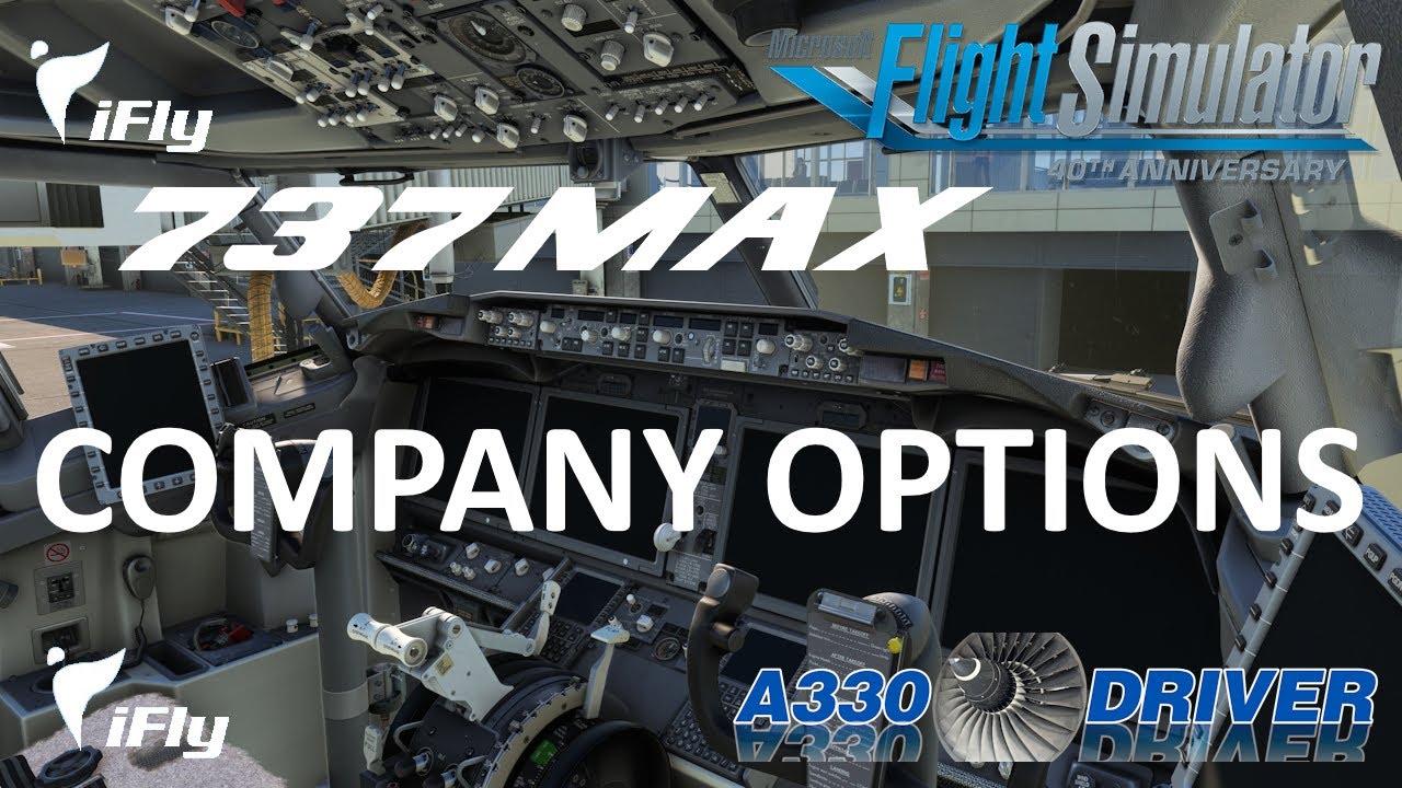 iFly 737 MAX: A detailled look at the COMPANY OPTIONS | Real 737 Pilot
