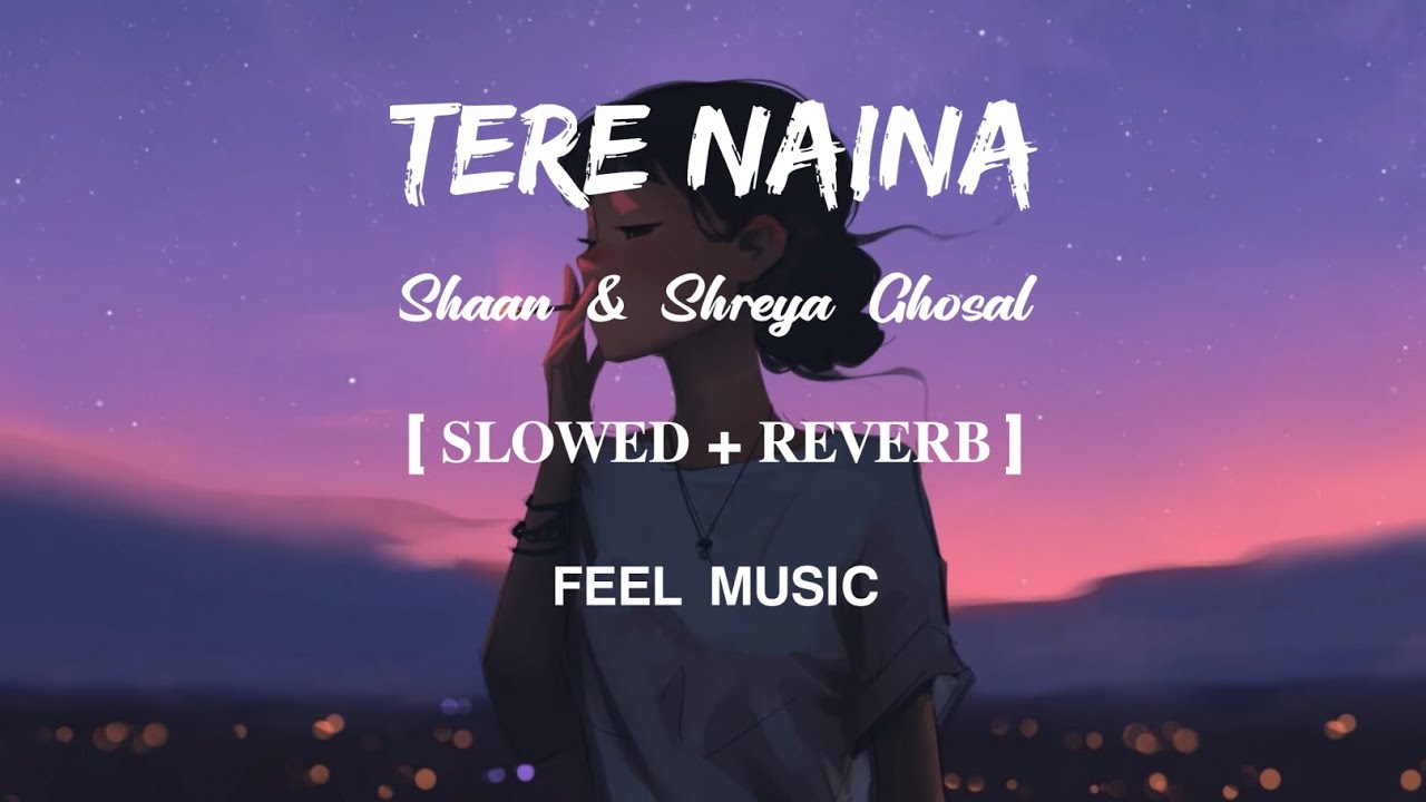 Tere Naina | Lofi-[Slowed & Reverb] | Shaan & Shreya Ghosal | FEEL MUSIC