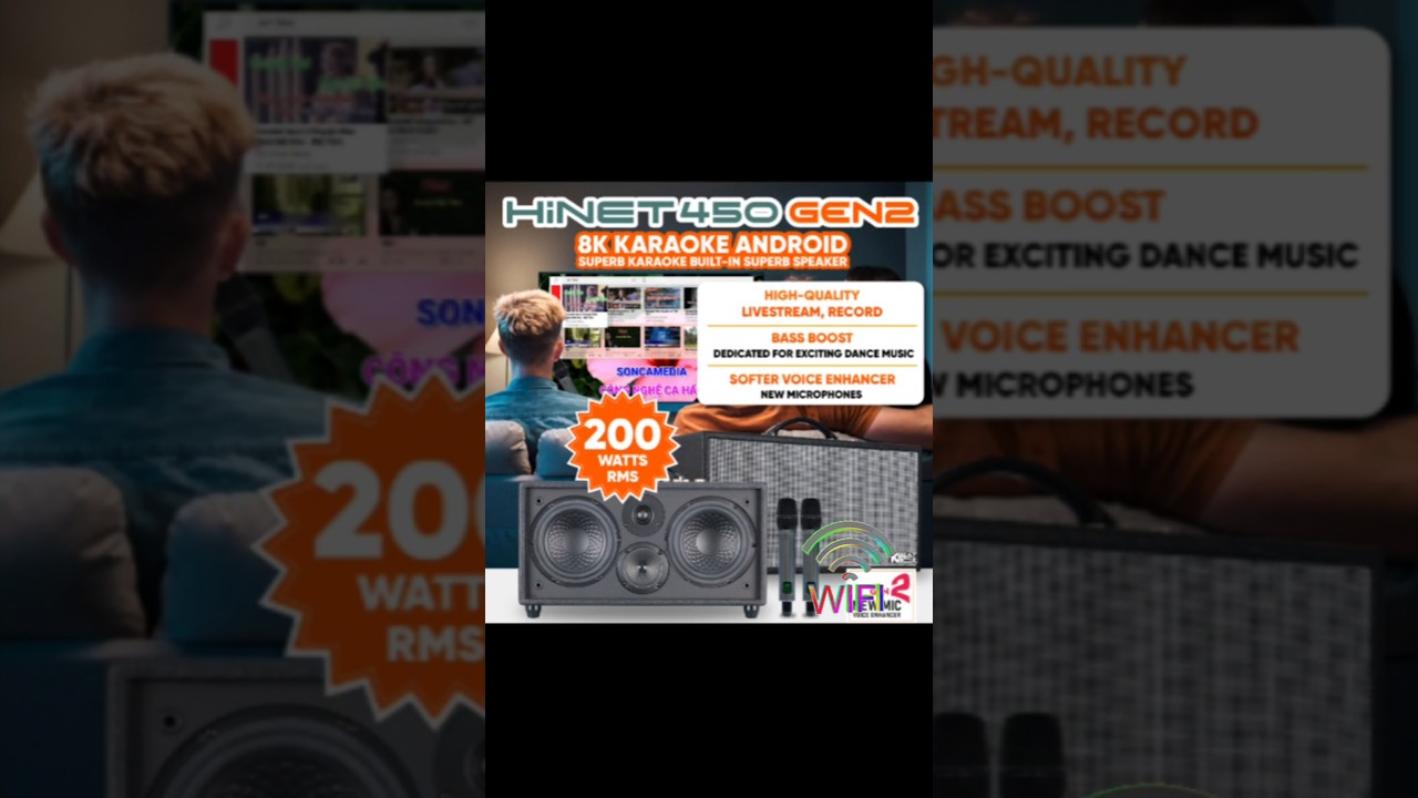 with Android OS on-board the kbeatbox.com.au Hi-NET450 Gen2 has arrived outputs via hdmi to tv