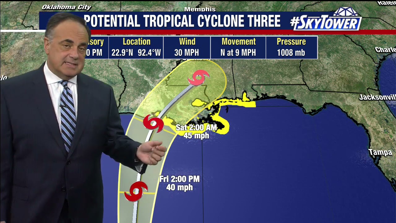 Tropical Storm Claudette update