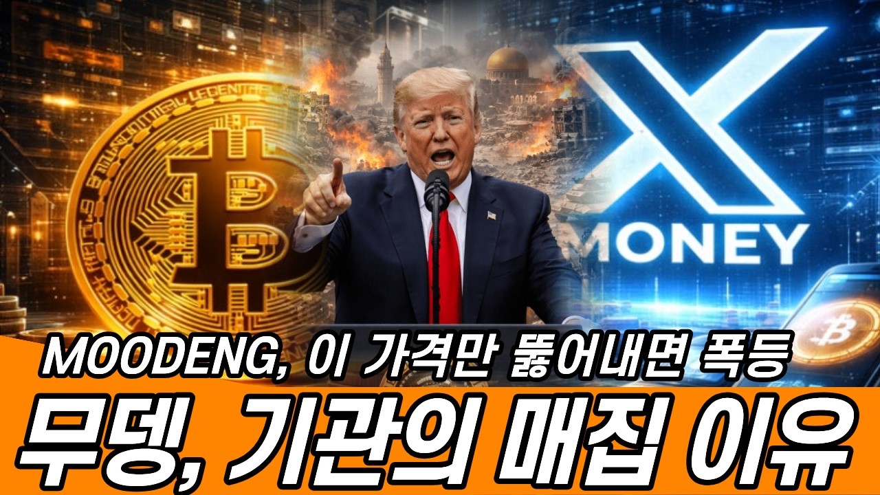 무뎅코인 (MOODENG) 기관의 매집 이유! 이 가격만 뚫어내면 폭등이다!