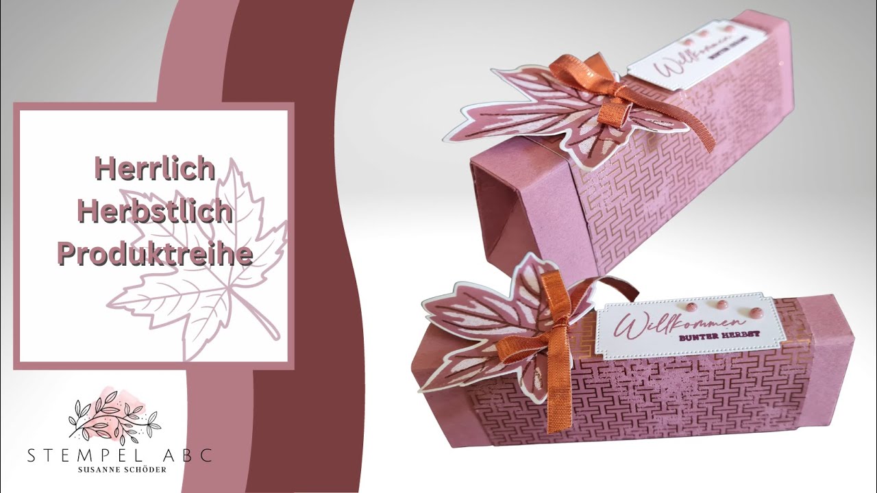 Herrlich Herbstlich-Trapez-Box -Produkte von Stampin´UP!
