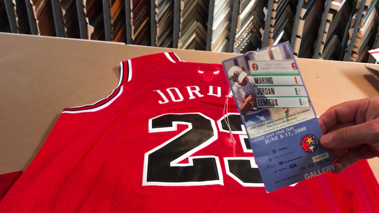 Unboxing a Michael Jordan Jersey for Framing