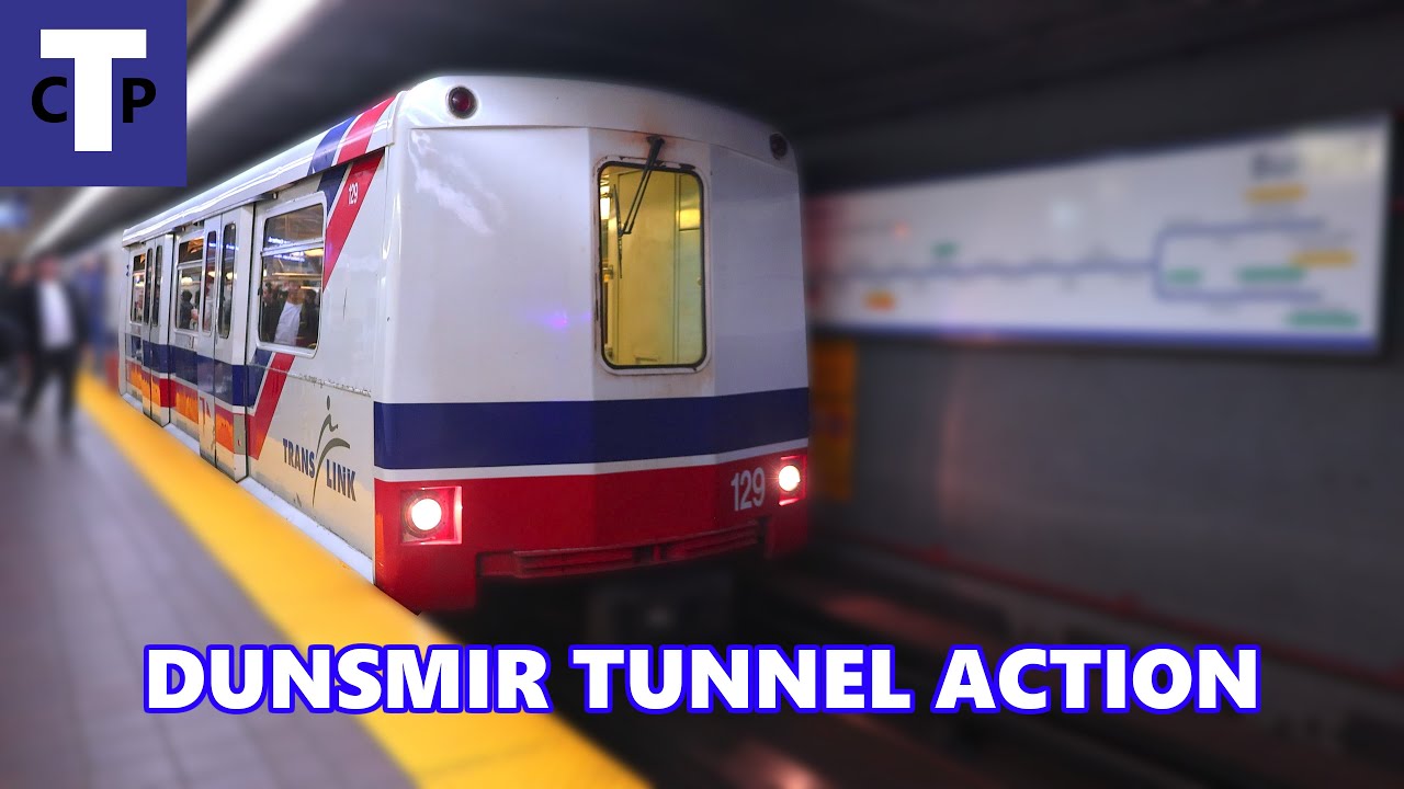 SkyTrain Action in the Dunsmir Tunnel - 2024 Edition (4K)