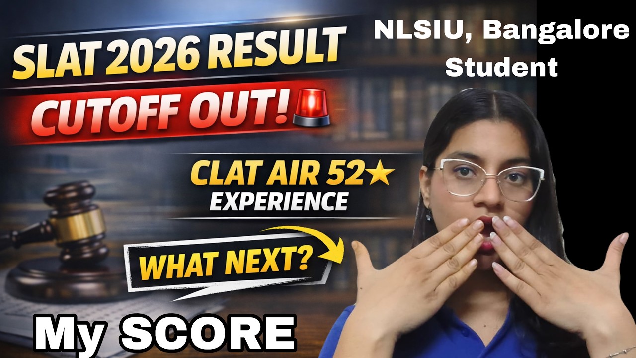 SLAT 2026 Result OUT | Cutoff Analysis & What next?? ~ what’s my slat 2026 score?!  SLS Pune?!!