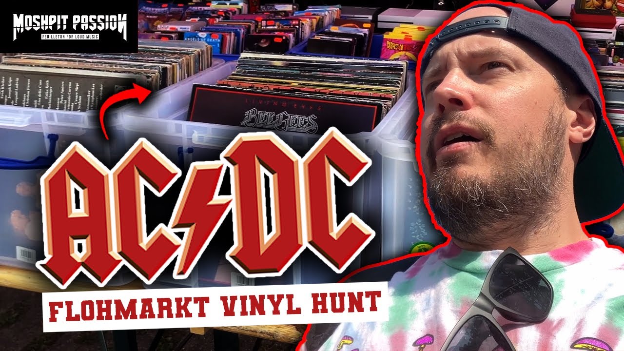 ACDC Vinyl auf Flohmarkt in Essen? Schallplatten 📦 Das glaubt mir NIEMAND!