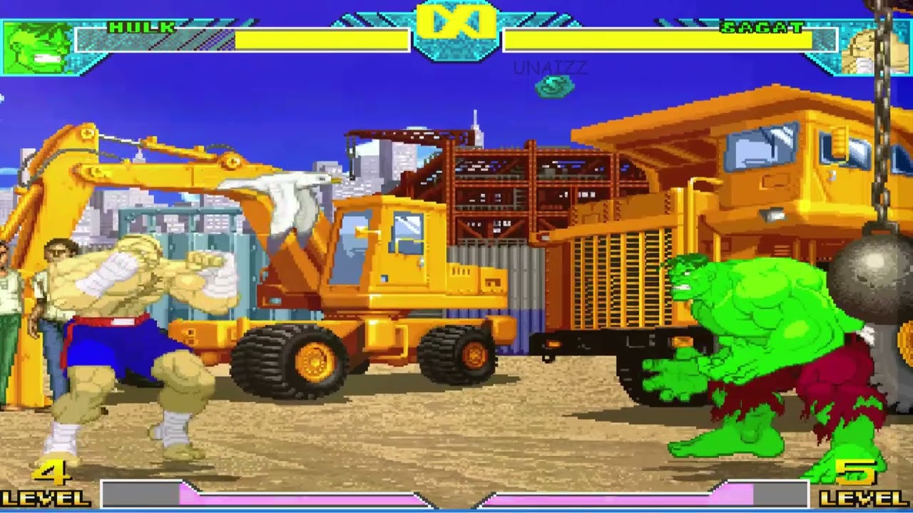 Hulk VS Sagat I Marvel vs Capcom Maximum