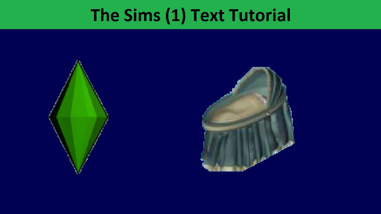 The Sims Text Tutorial: Baby