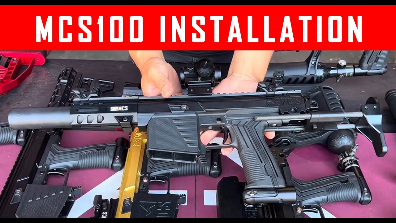 MCS100 M4/AR15 Body Installation - How To Covert EMF100 To AR15 M16 M4 #mcs