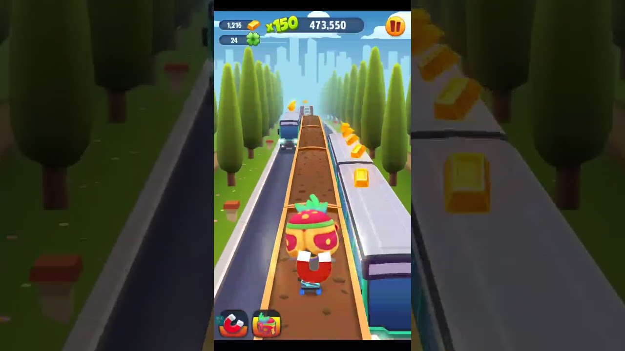Playing Tom Gold Run