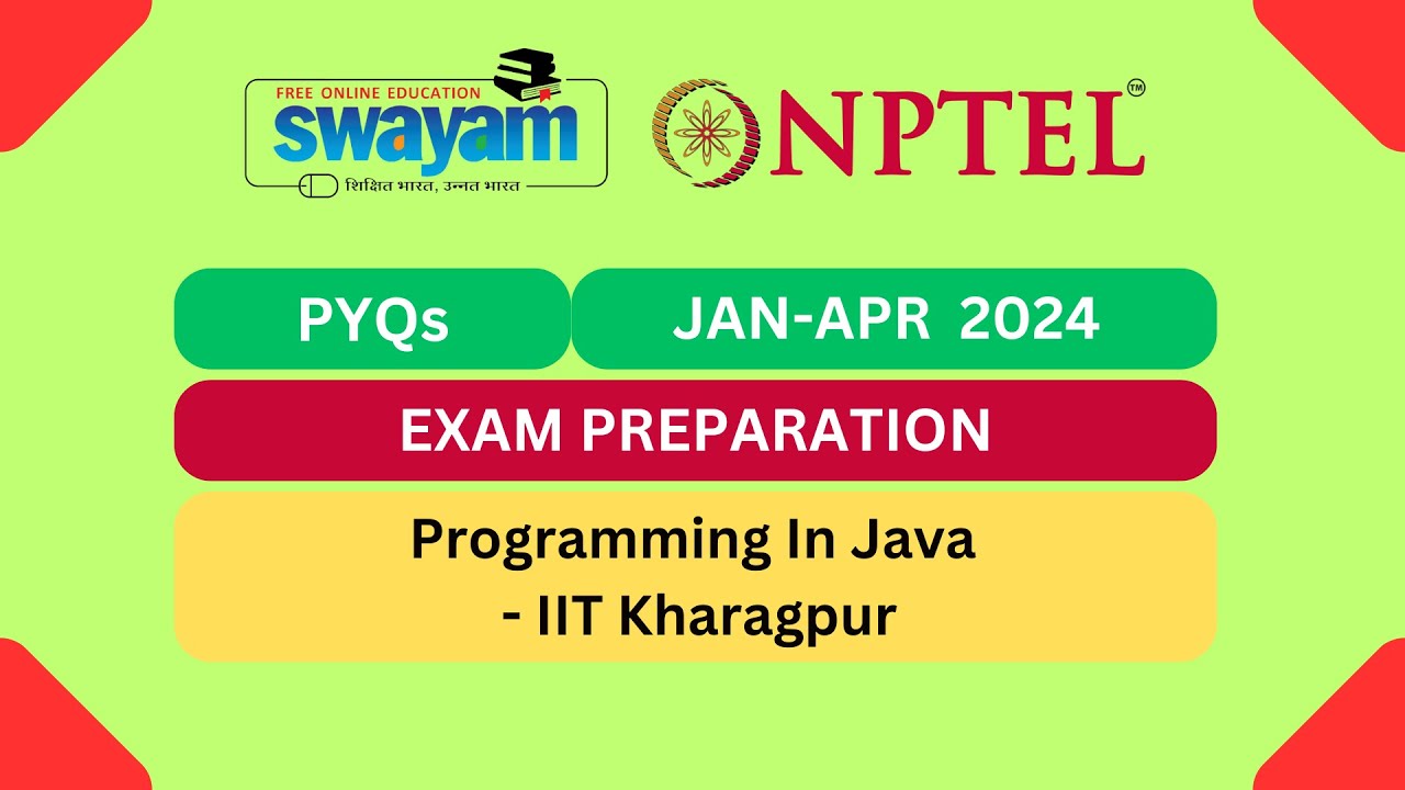 Programming In Java PYQs Part 2 | Previous Year Questions | #nptel #nptel2025 #myswayam