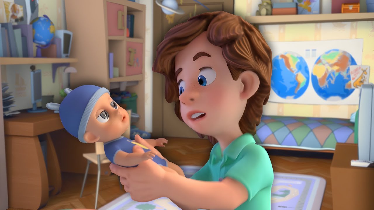 Lalka Niemowlę | Kreskówki i filmy edukacyjne dla dzieci | Fiksiki