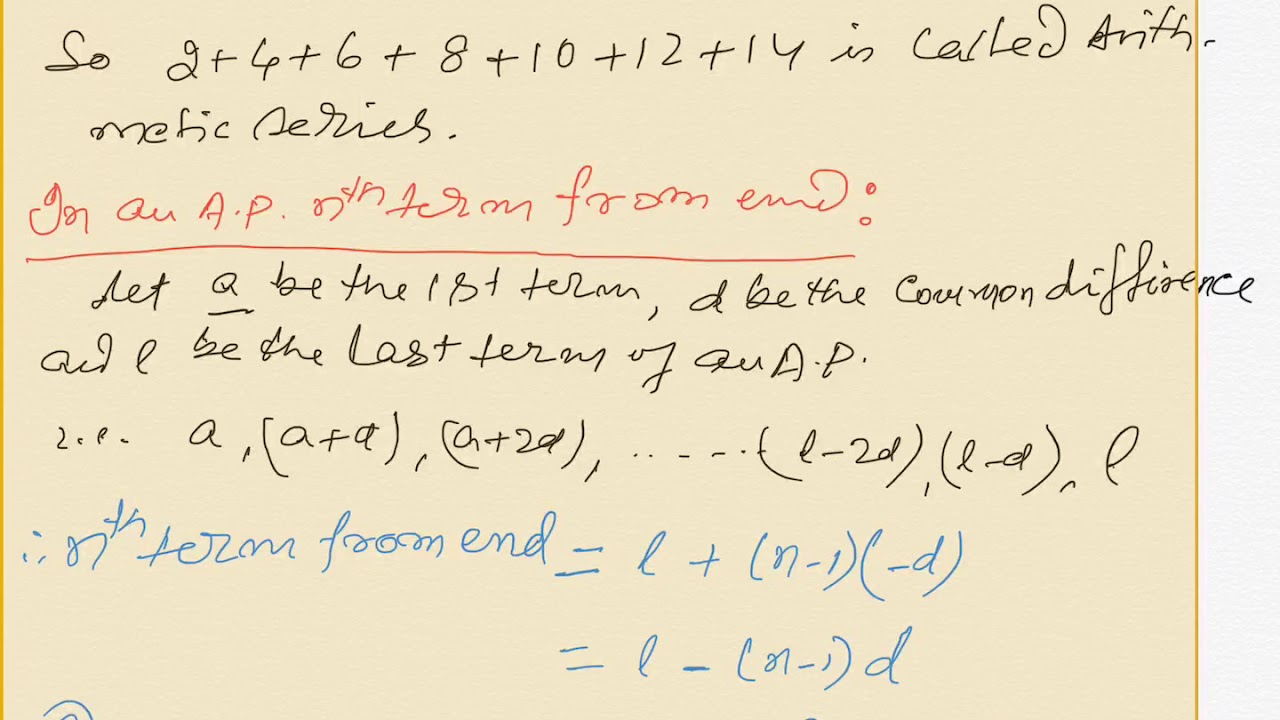 A.P.numericals