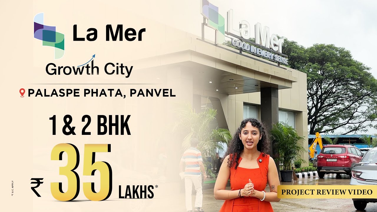 La Mer One  Growth City Panvel | 📞7738888141 | 1 & 2 BHK Homes| Project Review Video | Palaspe Phata