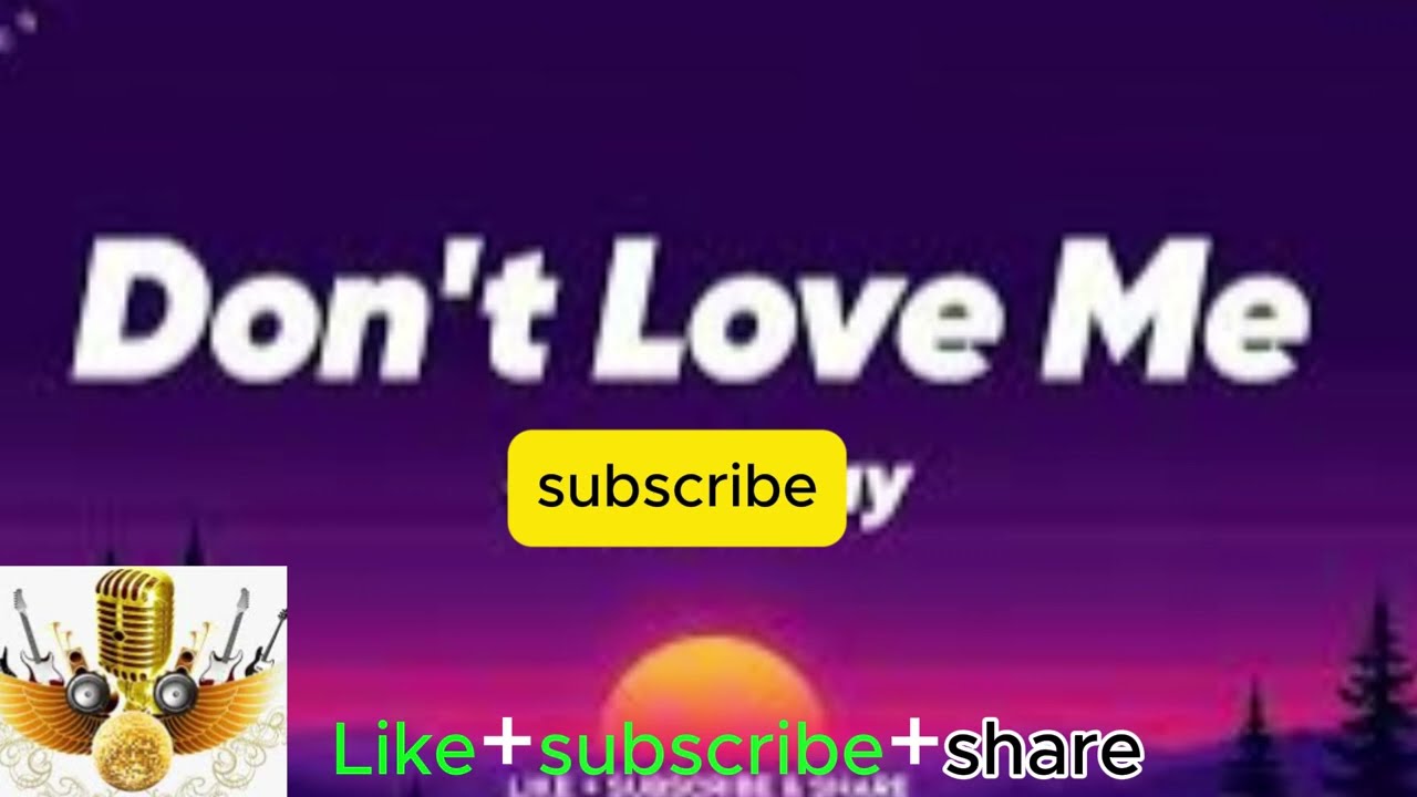 Don't Love Me [Official Music Video] Ai cover
