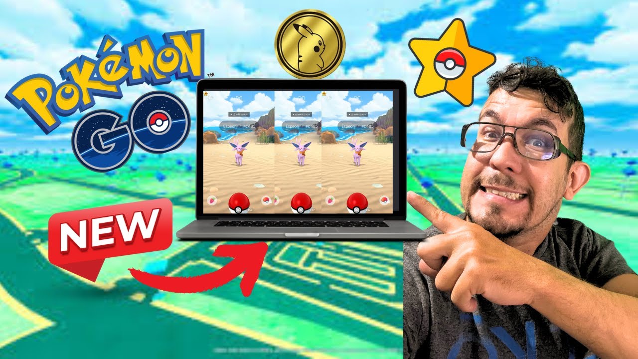 COMO JOGAR POKEMON GO NO PC SEM TOMAR BAN 🤯😍😱 (FUNCIONANDO JULHO 2024) #pokemongo