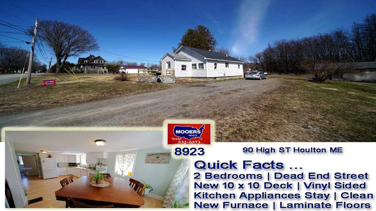 Homes For Sale In Maine | 90 High ST Houlton ME House MOOERS REALTY #8923