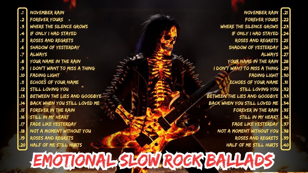 Best Classic Romantic Slow Rock Ballads | Timeless Love Songs Collection
