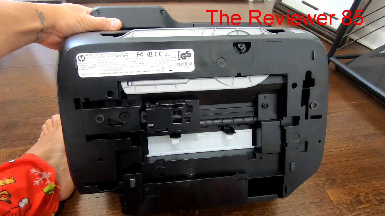 Hp Officejet 3830 Paper Jam locations
