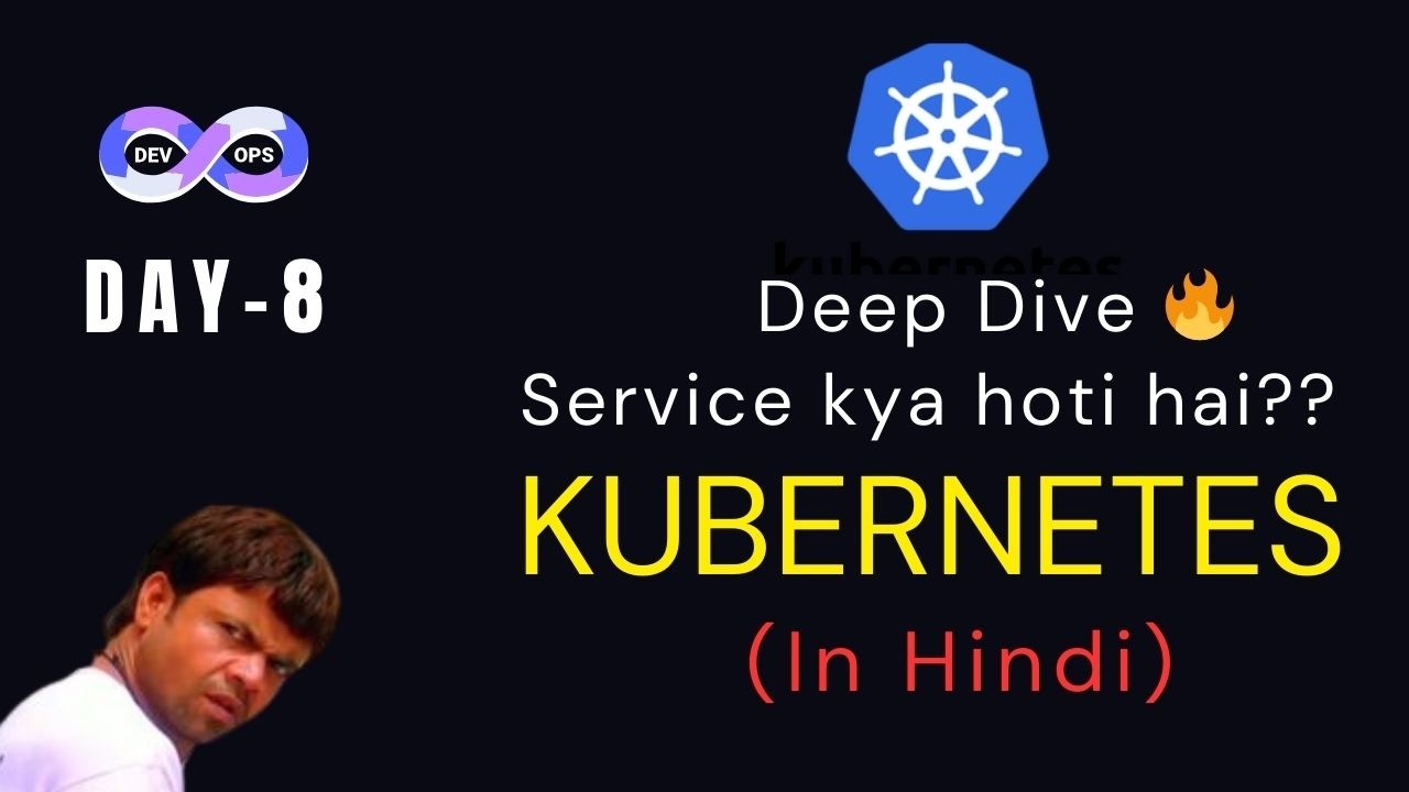 DAY-8 | Kubernetes Service  DeeepDive  with Project in Hindi #devops #kubernetes #coding