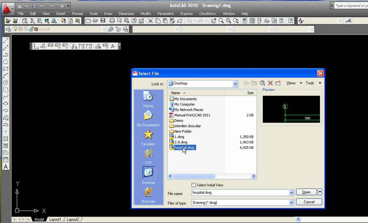 GSTARCAD 2011. Layerstatus--zoom