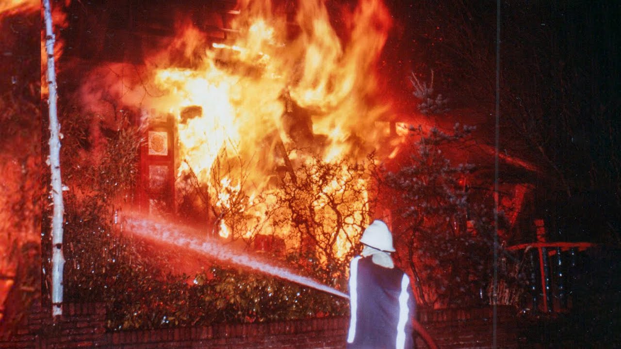 Grote brand Restaurant Boeddha Hilversum 1988