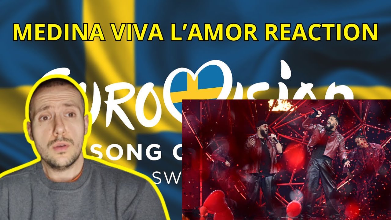 Medina Viva L'Amor Sweden Eurovision 2026 reaction