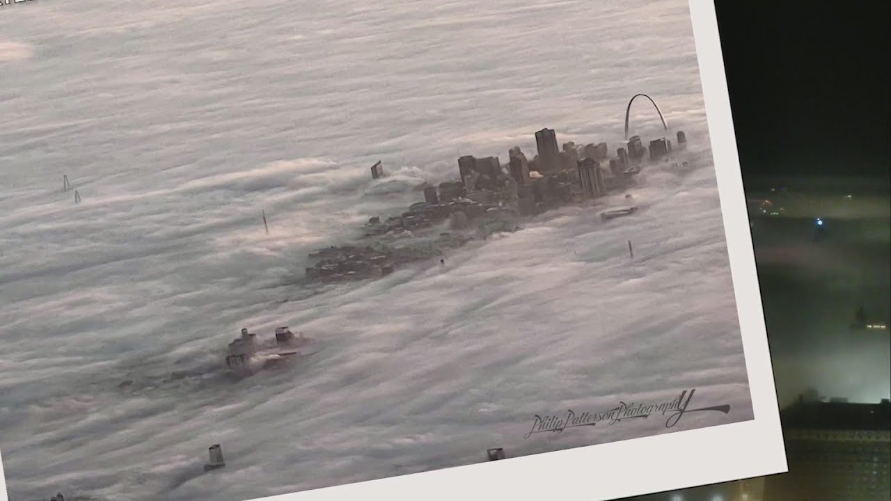 Meet the man behind the viral picture of Saturday morning's fog in St. Louis