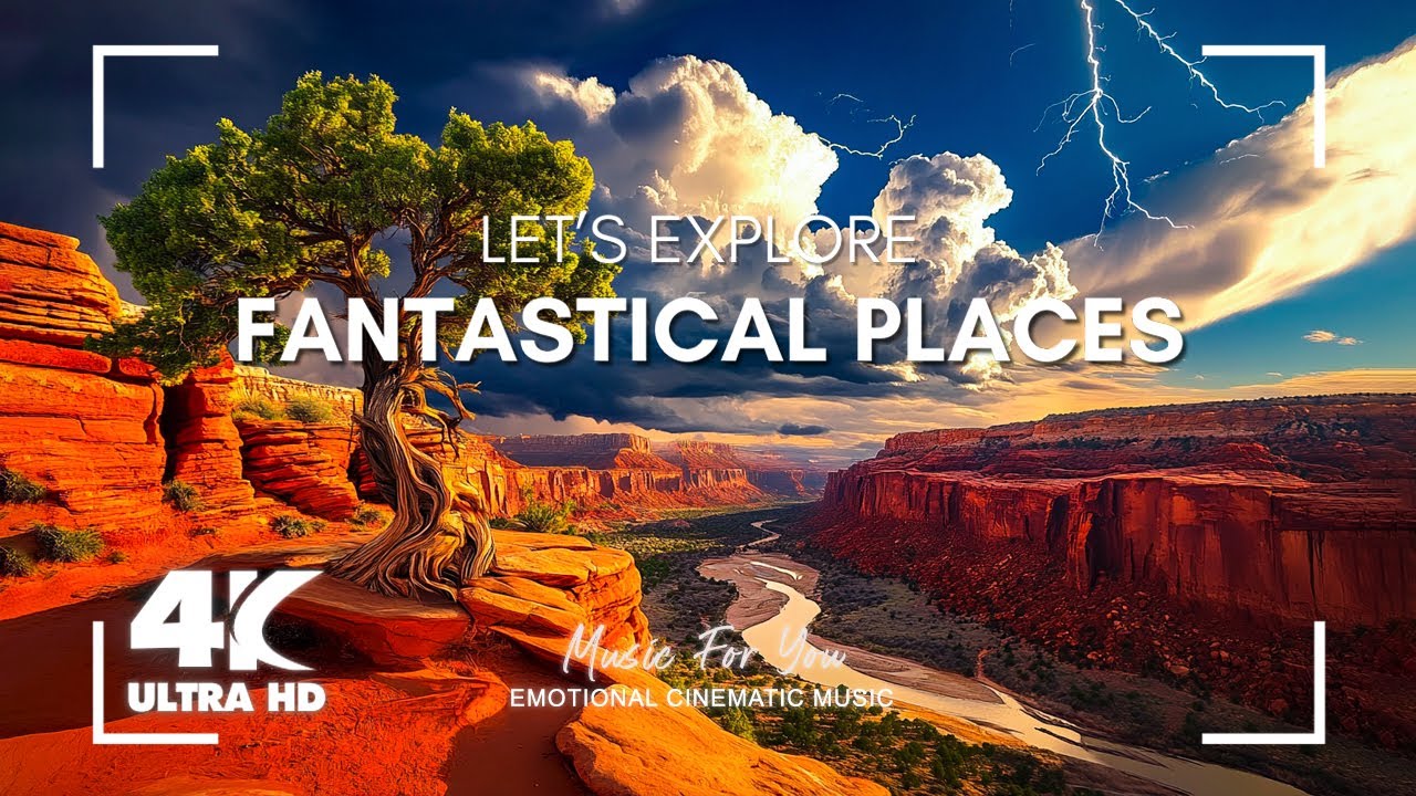 Heaven on Earth in 4K | Most Beautiful Places in the World in 4K UHD | Epic Cinematic Music
