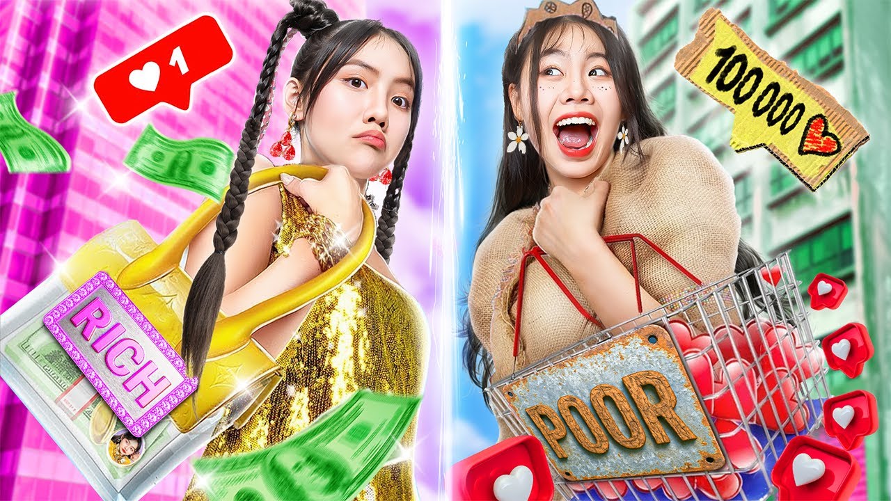 Rich Unpopular Tiktoker Vs Poor Popular Tiktoker! Who Is The Best Tiktoker?