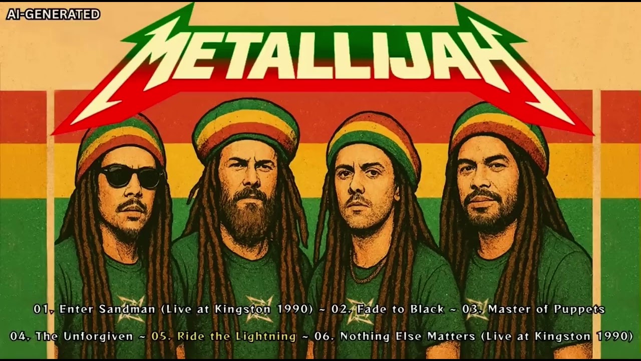 Metallica - Ride The Lightning (AI Reggae)