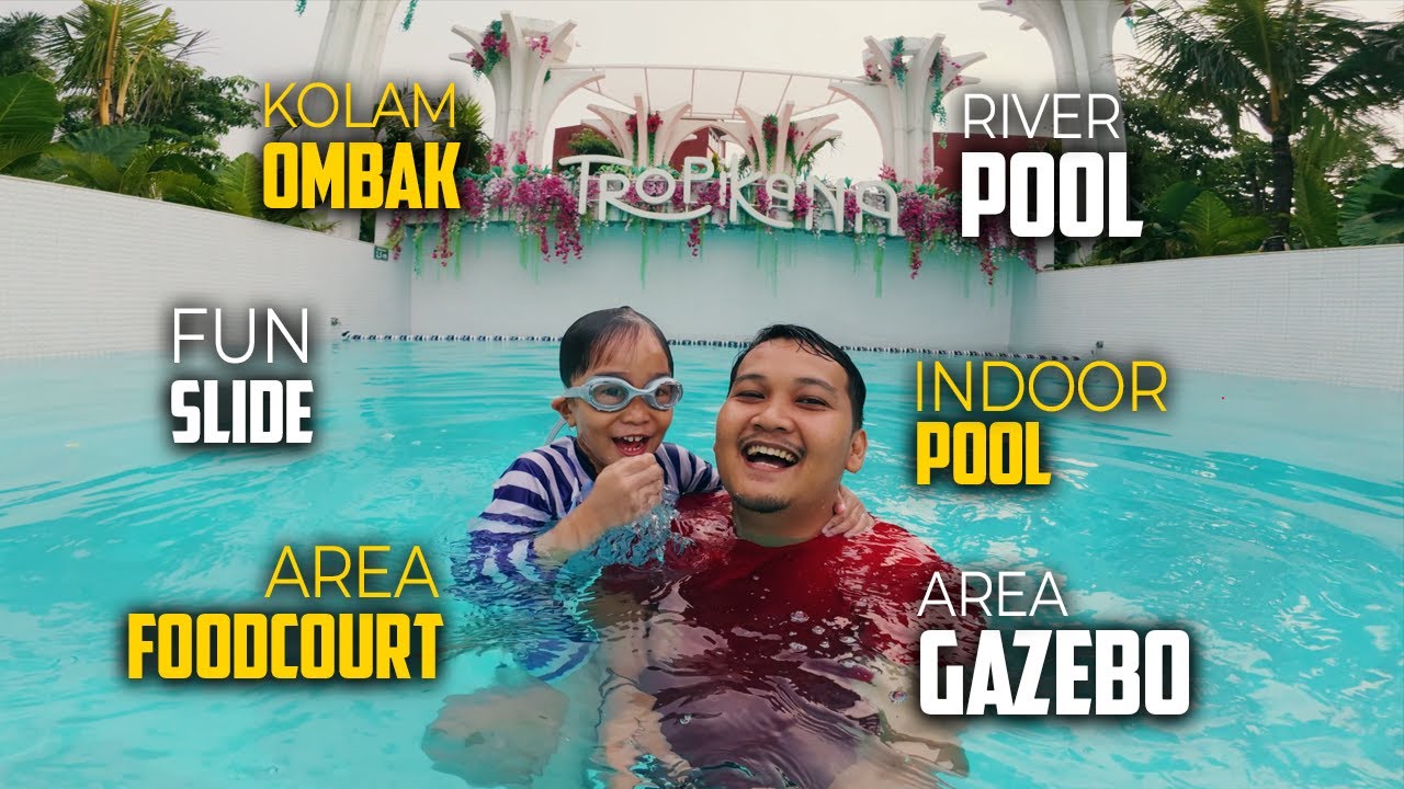 WATERPARK TERBARU DI DEPOK! ADA KOLAM OMBAK, RIVER POOL, & FUN SLIDE DI TROPIKANA WATERPARK