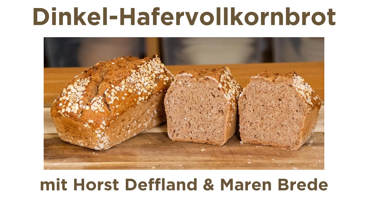 Beste Brote, einfach gerührt, Teil 1: Dinkel-Haferbrot 100 % Vollkorn.