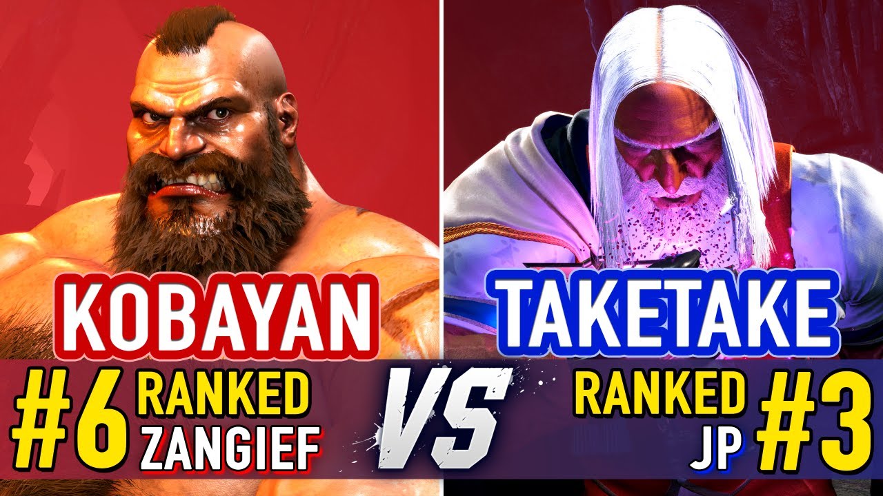 SF6 🤜 Kobayan (#6 Ranked Zangief) vs Taketake-Piano (#3 Ranked JP) 🤛 SF6 High Level Gameplay