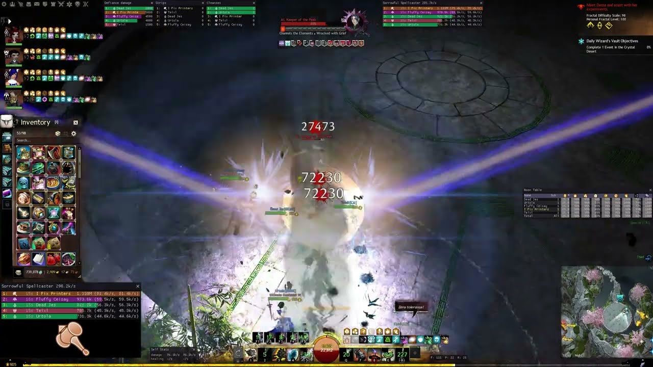 GW2 - 98CM Dark Ai 1:03 - Dps Scrapper 50.7k [+ pVirt reflects]