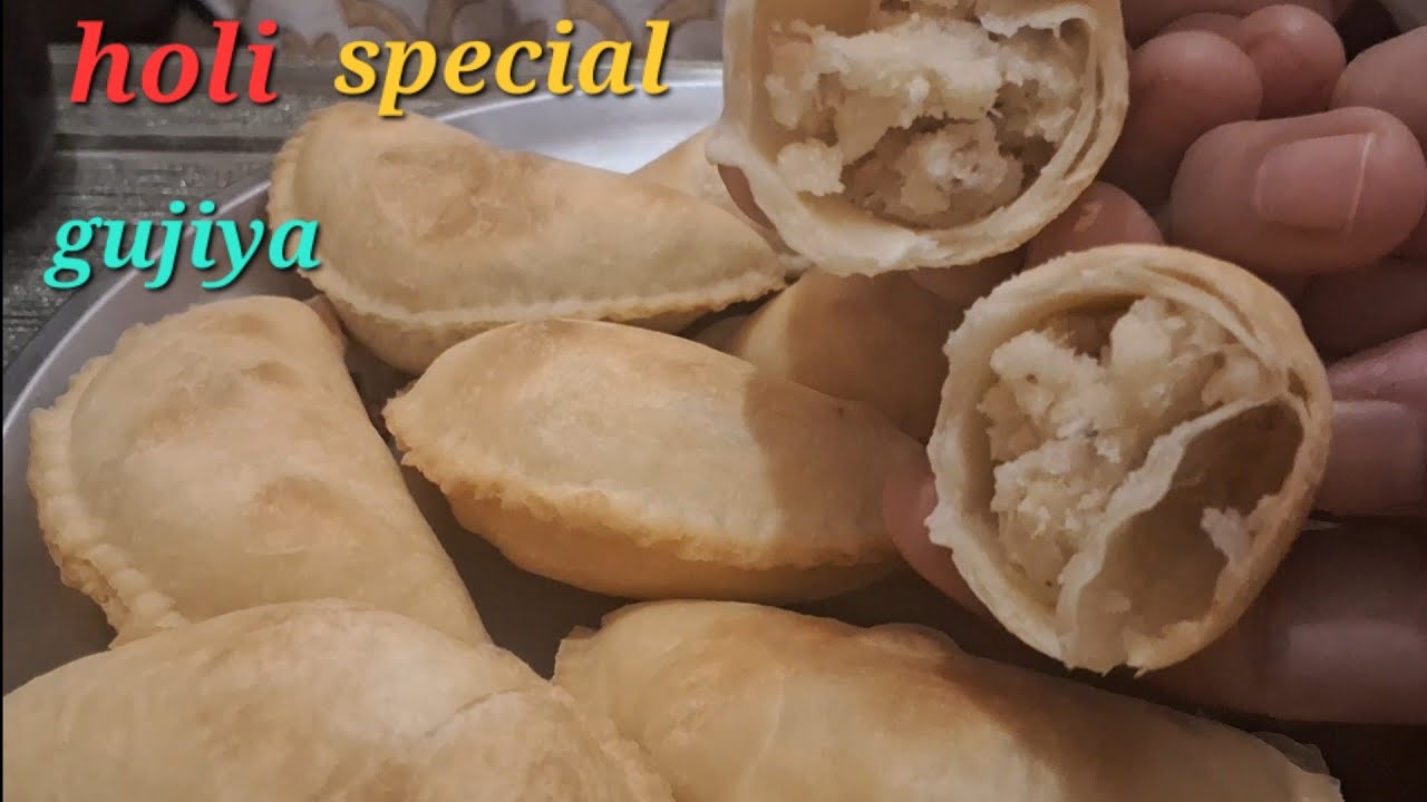 Holi special gujiya recipe 